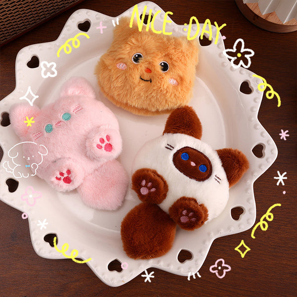 Cartoon bb called cat pendant plush batch cute doll doll brooch accessories bag pendant accessories diy