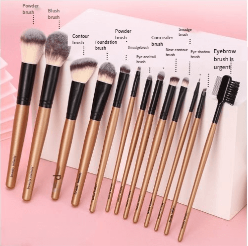 13 Makeup brush set Beginners Complete makeup brush Blush Brush Beauty Makeup tools