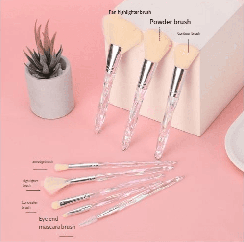 8 portable nylon hair eyeshadow Foundation brush set Beginner Makeup brush set