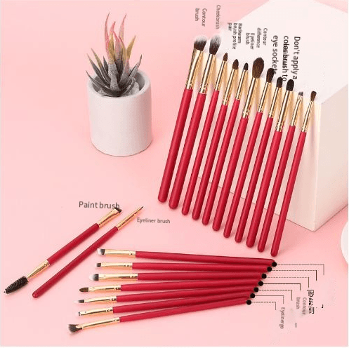 20 makeup beginner set Eyeshadow Brush Eyebrow brush Portable set makeup brush